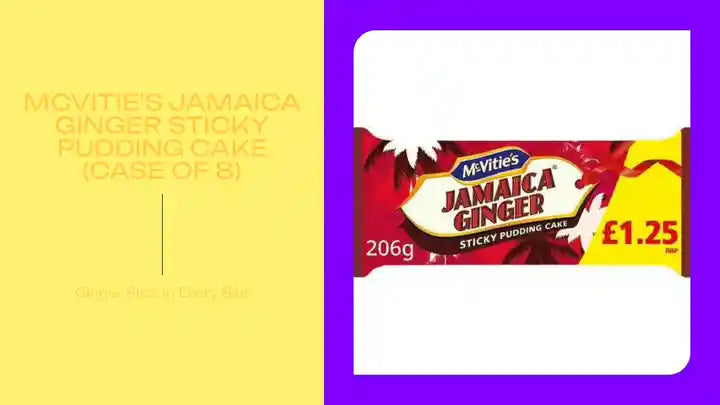 McVitie's Jamaica Ginger Sticky Pudding Cake (Case of 8) by@Outfy