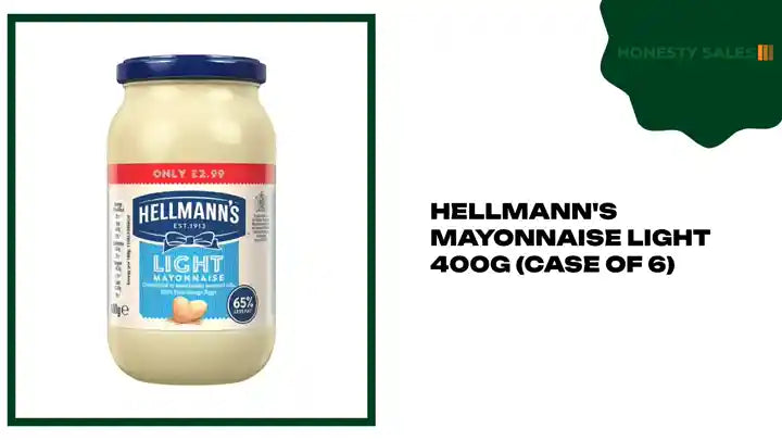 Hellmann's Mayonnaise Light 400g (Case of 6) by@Outfy