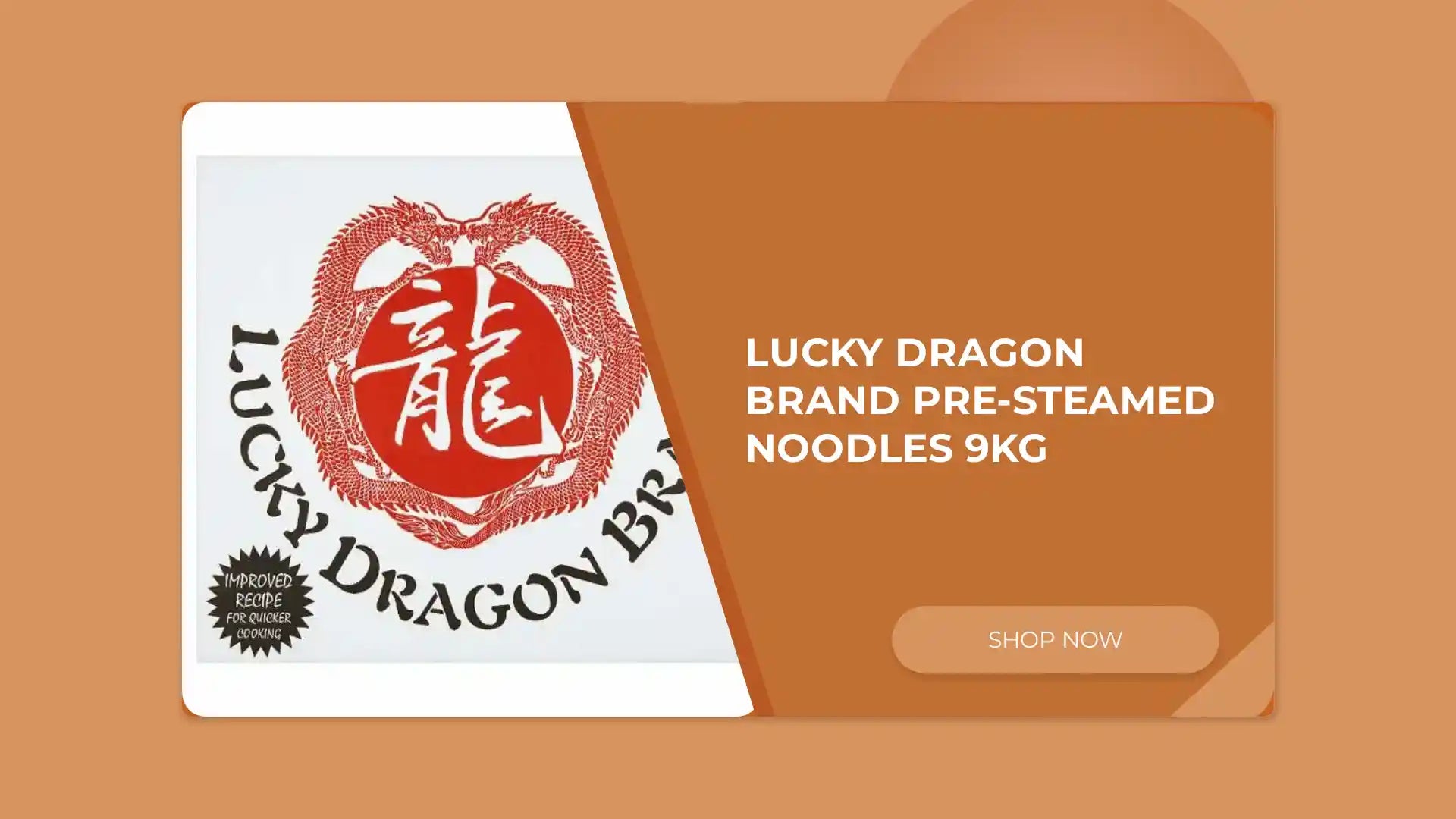 Lucky Dragon Brand Pre-Steamed Noodles 9kg by@Outfy
