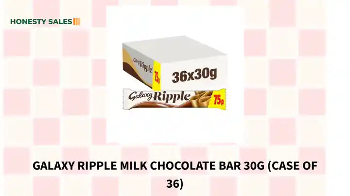 Galaxy Ripple Milk Chocolate Bar 30g (Case of 36) by@Outfy