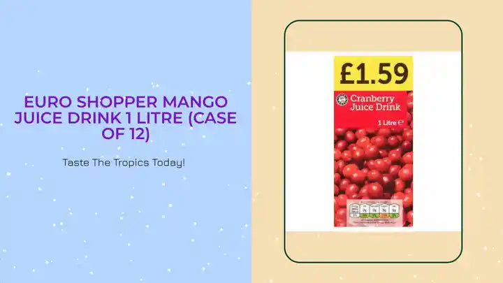 Euro Shopper Mango Juice Drink 1 Litre (Case of 12) by@Outfy