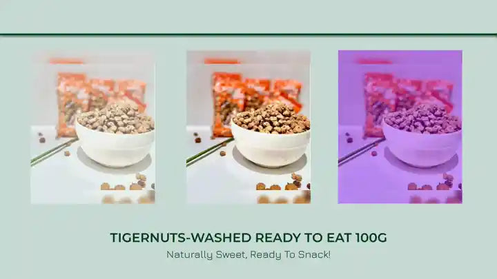 Tigernuts-washed Ready To Eat 100g by@Outfy