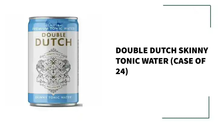 Double Dutch Skinny Tonic Water (Case of 24) by@Outfy