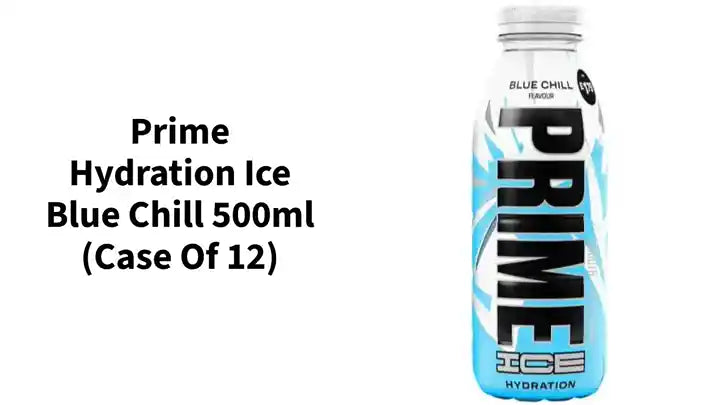 Prime Hydration Ice Blue Chill 500ml (Case of 12) by@Outfy