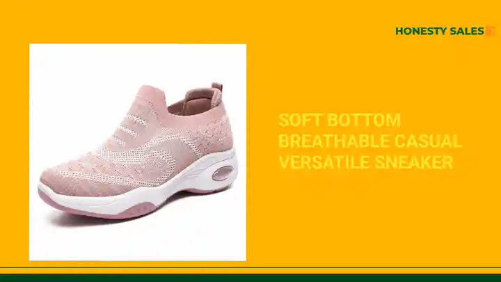 Soft Bottom Breathable Casual Versatile Sneaker by@Outfy