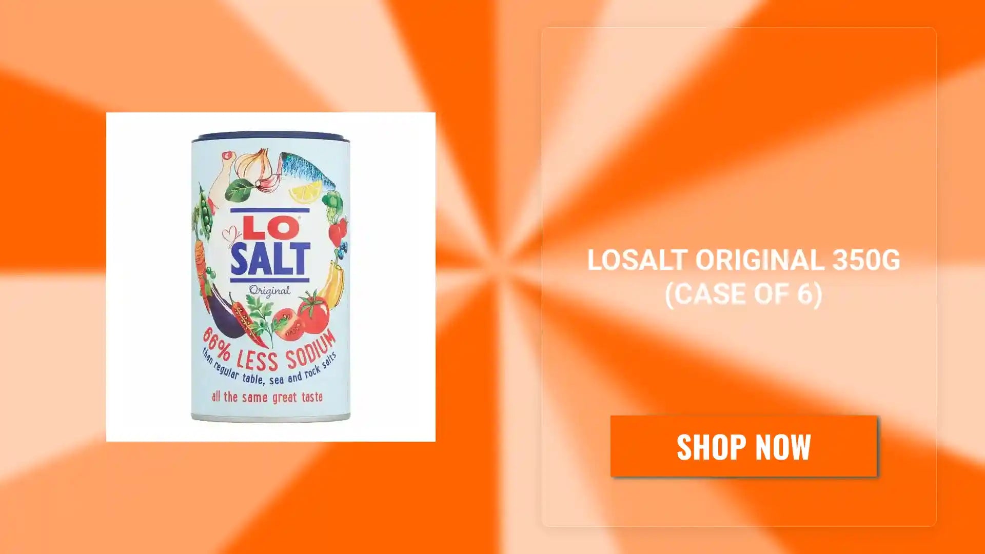 LoSalt Original 350g (Case of 6) by@Outfy