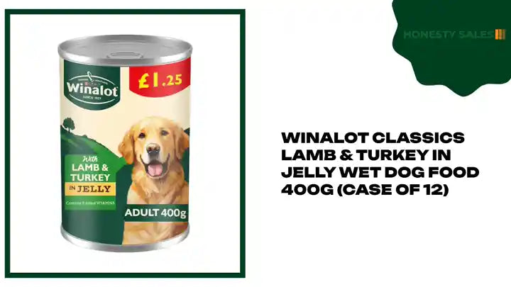 WINALOT Classics Lamb &amp; Turkey in Jelly Wet Dog Food 400g (Case of 12) by@Outfy