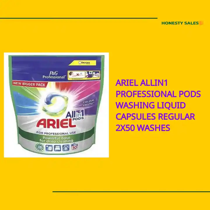 Ariel AllIn1 Professional Pods Washing Liquid Capsules Regular 2x50 Washes by@Outfy