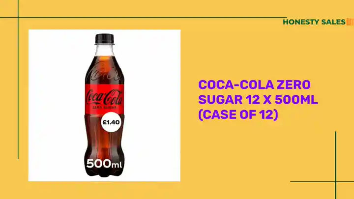 Coca-Cola Zero Sugar 12 x 500ml (Case of 12) by@Outfy