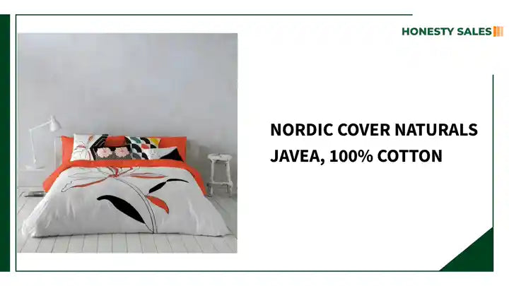 Nordic cover Naturals Javea, 100% Cotton by@Outfy