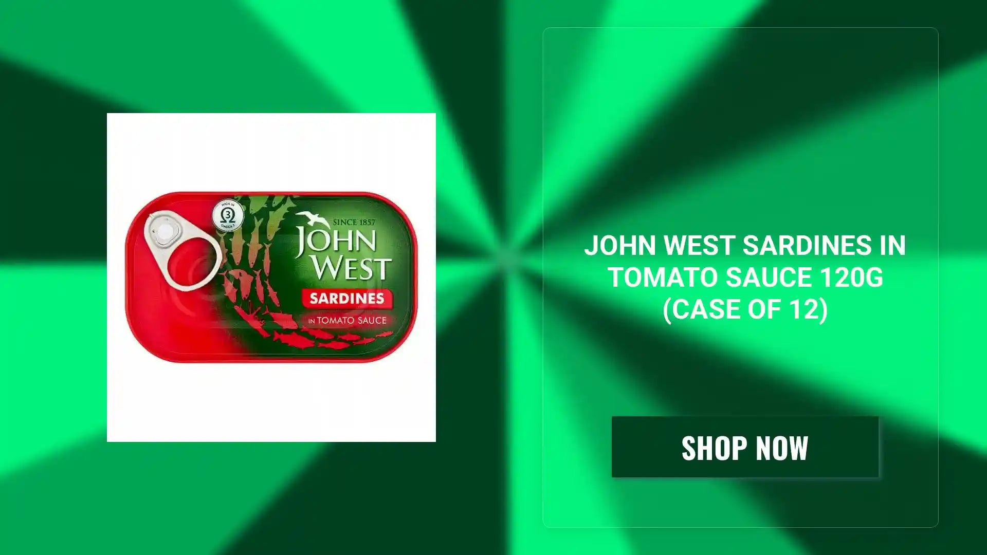 John West Sardines in Tomato Sauce 120g (Case of 12) by@Outfy