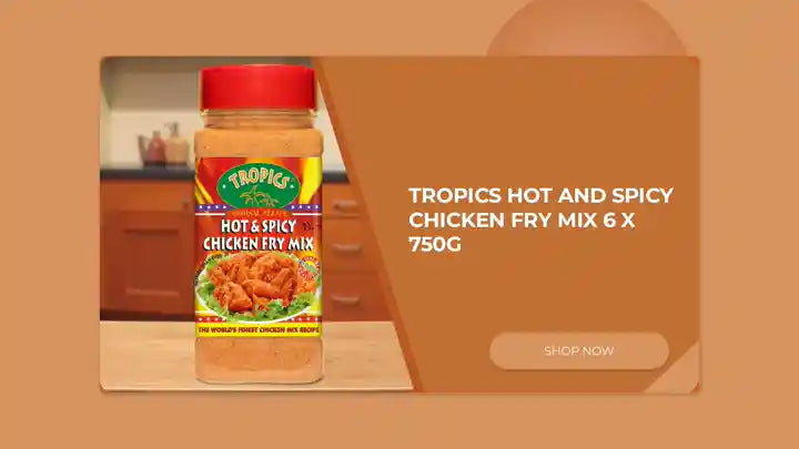 Tropics Hot and Spicy Chicken Fry Mix 6 x 750g by@Outfy