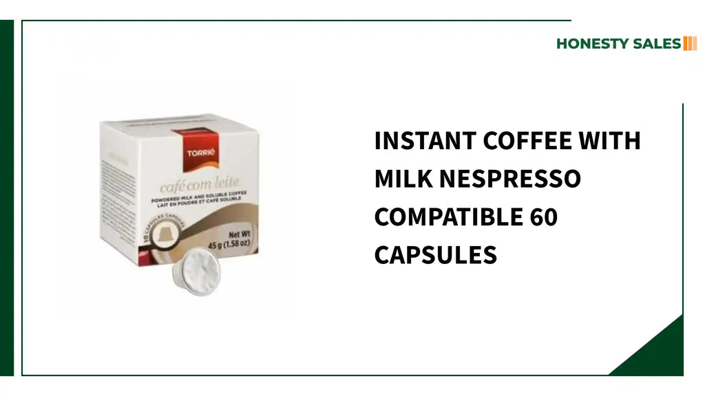 Instant Coffee With Milk Nespresso Compatible 60 Capsules by@Outfy