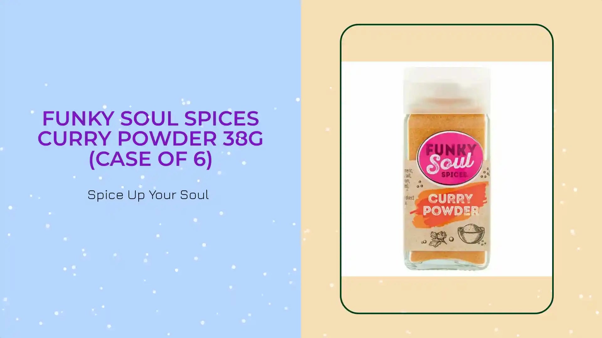 FUNKY Soul SPICES Curry Powder 38g (Case of 6) by@Outfy