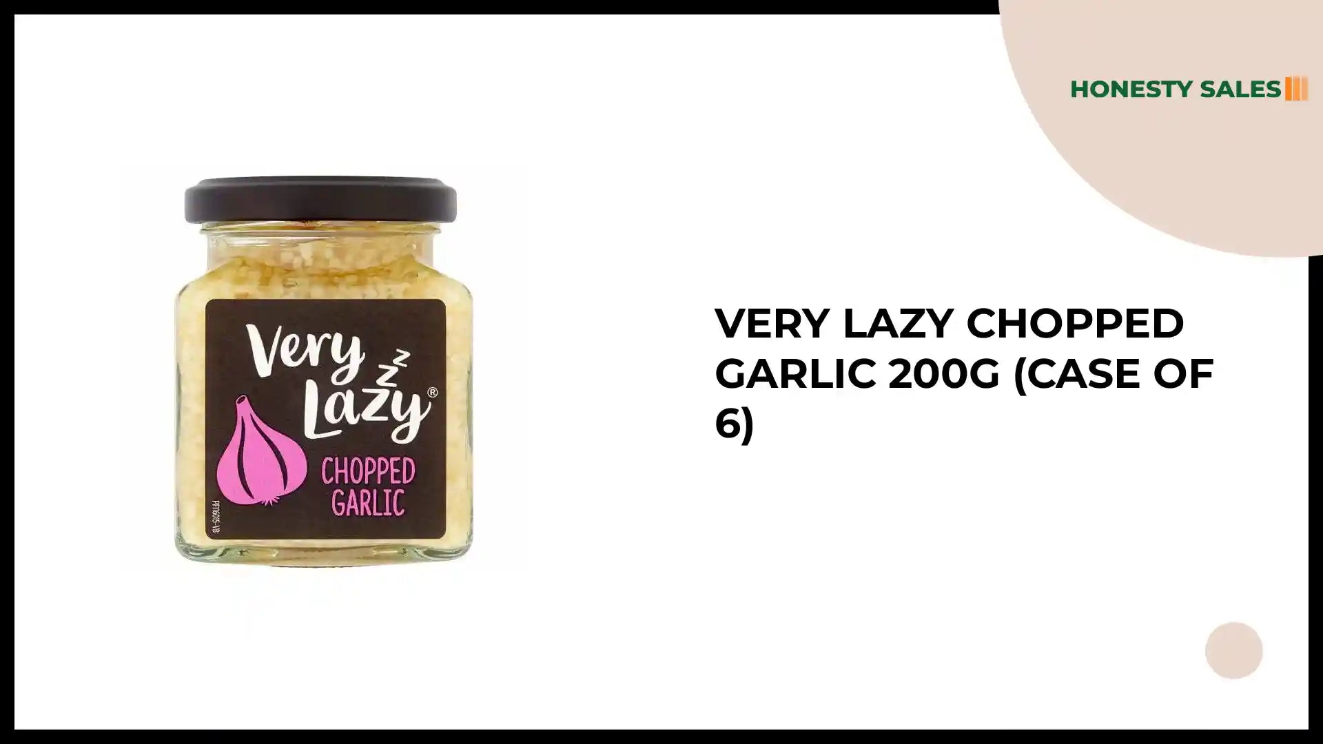 Very Lazy Chopped Garlic 200g (Case of 6) by@Outfy