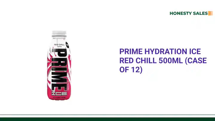 Prime Hydration Ice Red Chill 500ml (Case of 12) by@Outfy