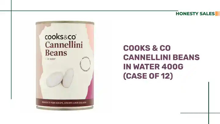 Cooks &amp; Co Cannellini Beans in Water 400g (Case of 12) by@Outfy