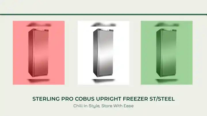 Sterling Pro Cobus Upright Freezer St/Steel by@Outfy