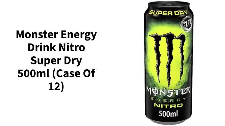 Monster Energy Drink Nitro Super Dry 500ml (Case of 12) by@Outfy