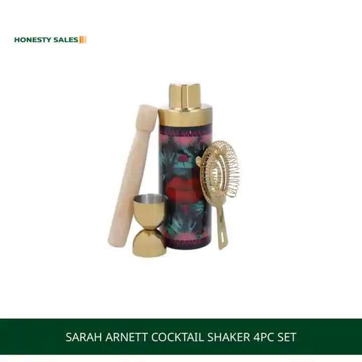 SARAH ARNETT COCKTAIL SHAKER 4PC SET by@Outfy