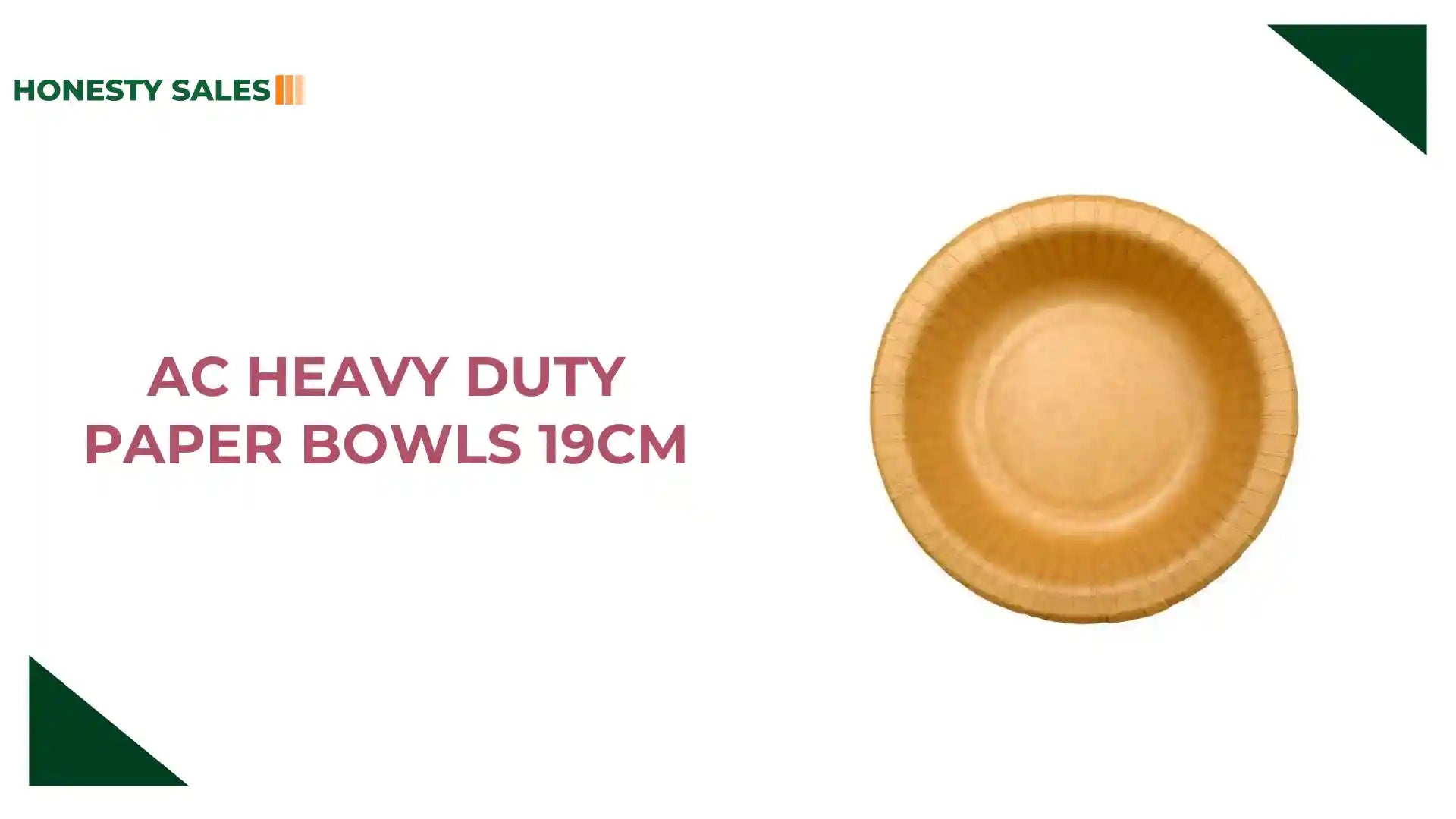 AC Heavy Duty Paper Bowls 19cm by@Outfy