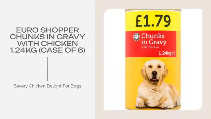 Euro Shopper Chunks in Gravy with Chicken 1.24kg (Case of 6) by@Outfy