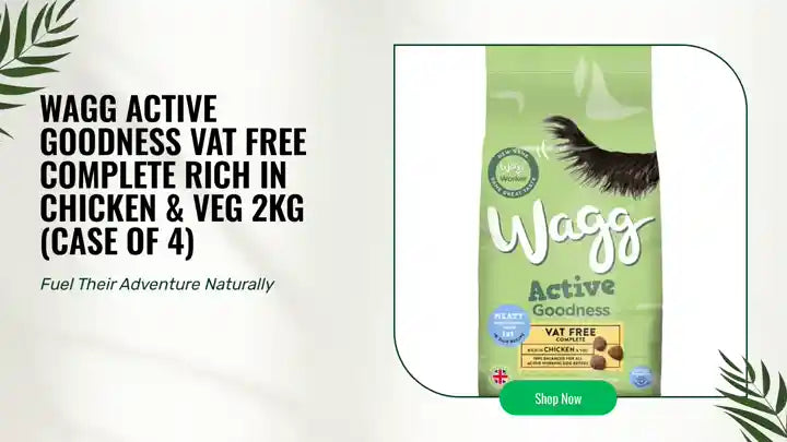 Wagg Active Goodness Vat Free Complete Rich in Chicken &amp; Veg 2kg (Case of 4) by@Outfy
