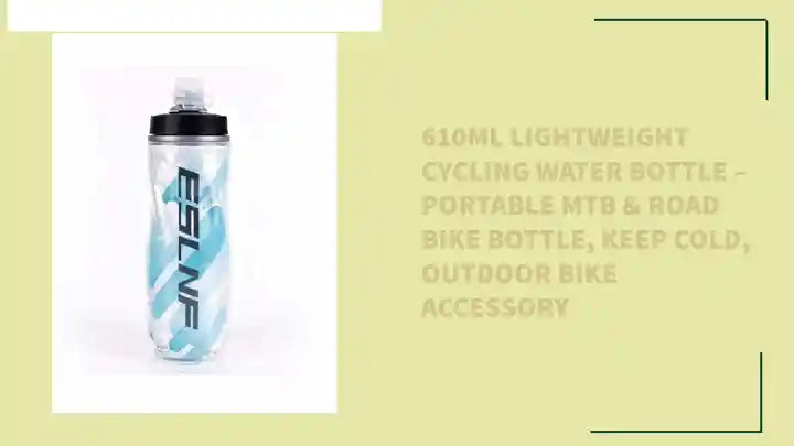 610ml Lightweight Cycling Water Bottle &ndash; Portable MTB &amp; Road Bike Bottle, Keep Cold, Outdoor Bike Accessory by@Outfy