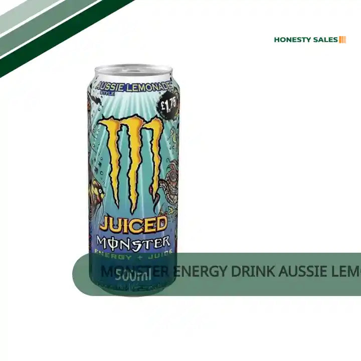 Monster Energy Drink Aussie Lemonade 500ml (Case of 12) by@Outfy