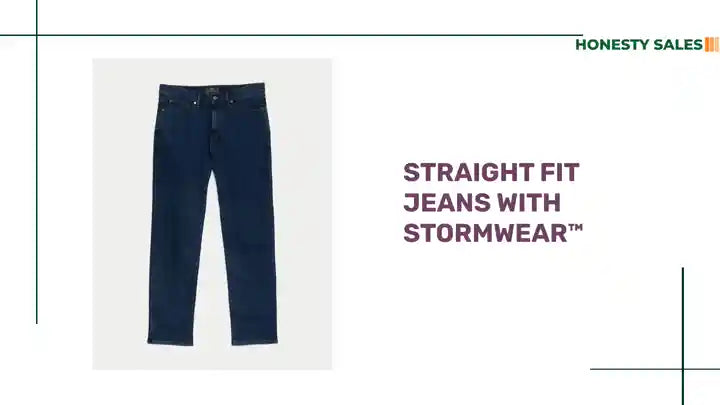 Straight Fit Jeans with Stormwear&trade; by@Outfy