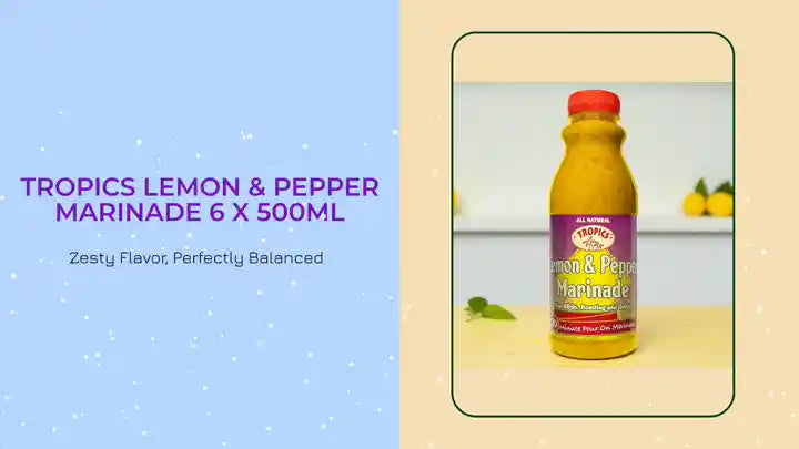 Tropics Lemon &amp; Pepper Marinade 6 x 500ml by@Outfy