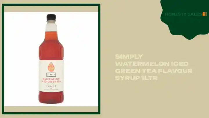 Simply Watermelon Iced Green Tea Flavour Syrup 1ltr by@Outfy