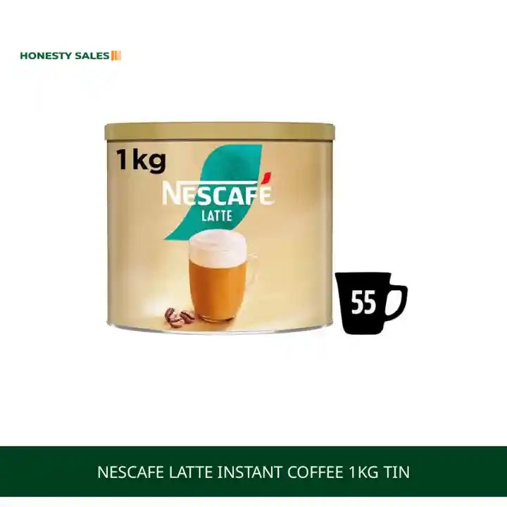 NESCAFE Latte Instant Coffee 1kg Tin by@Outfy