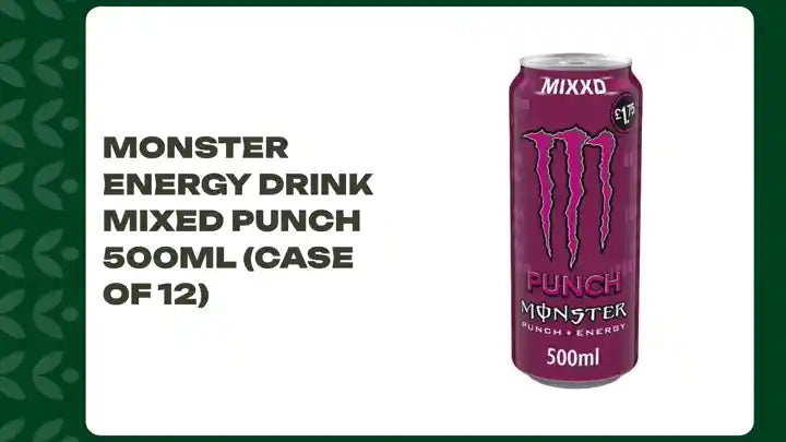 Monster Energy Drink Mixed Punch 500ml (Case of 12) by@Outfy