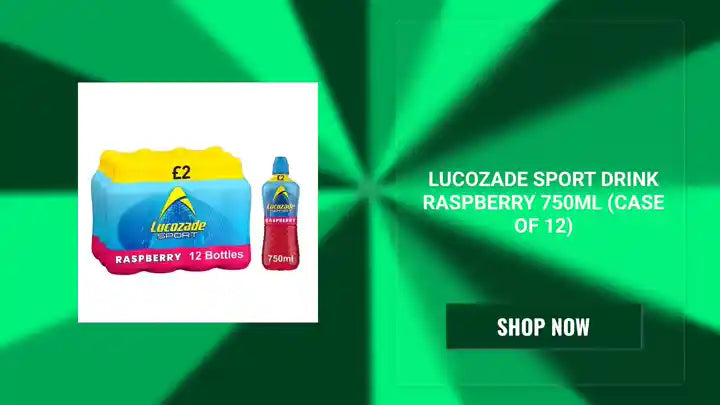 Lucozade Sport Drink Raspberry 750ml (Case of 12) by@Outfy