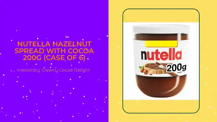 Nutella Hazelnut Spread with Cocoa 200g (Case of 6) by@Outfy