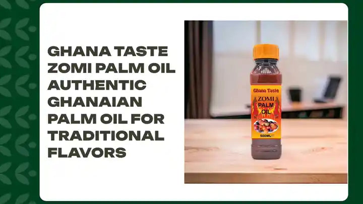 Ghana Taste Zomi Palm Oil Authentic Ghanaian Palm Oil for Traditional Flavors by@Outfy