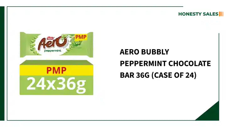Aero Bubbly Peppermint Chocolate Bar 36g (Case of 24) by@Outfy