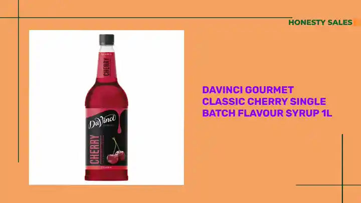 DaVinci Gourmet Classic Cherry Single Batch Flavour Syrup 1L by@Outfy