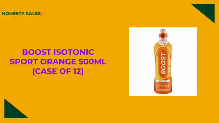 Boost Isotonic Sport Orange 500ml (Case of 12) by@Outfy