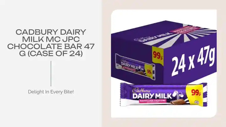 Cadbury Dairy Milk MC JPC Chocolate Bar 47 g (Case of 24) by@Outfy
