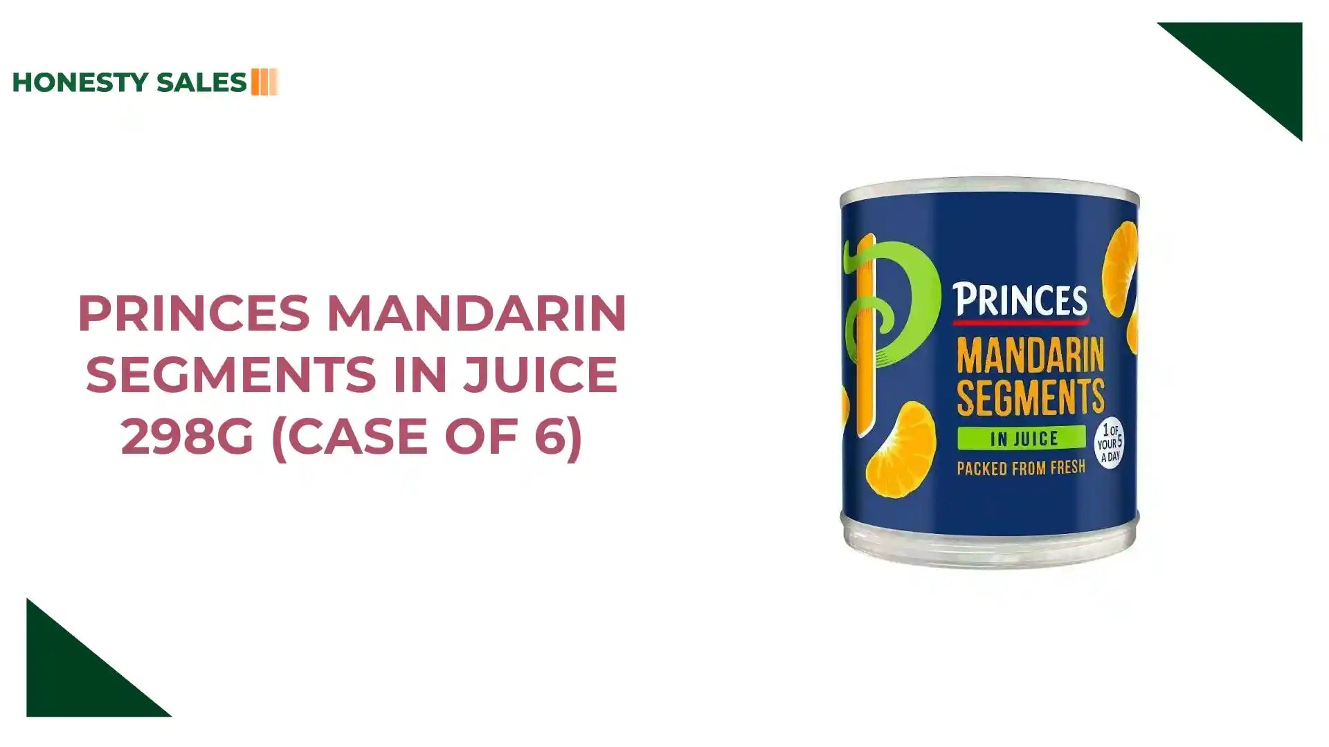 Princes Mandarin Segments in Juice 298g (Case of 6) by@Outfy