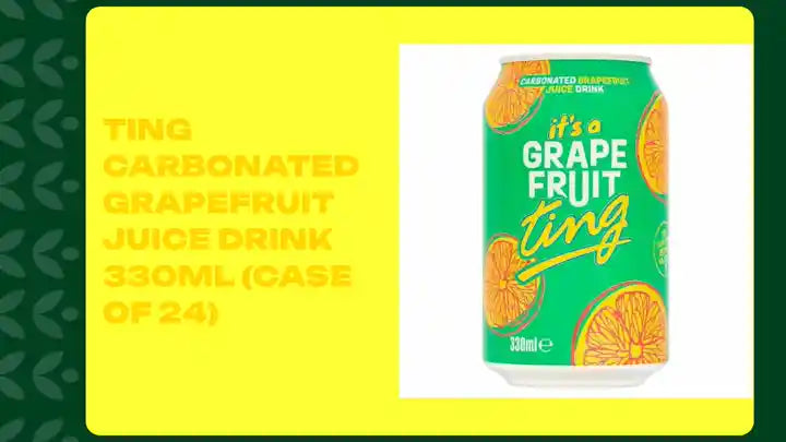 Ting Carbonated Grapefruit Juice Drink 330ml (Case of 24) by@Outfy