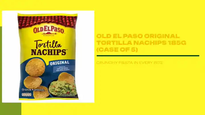 Old El Paso Original Tortilla Nachips 185g (Case of 5) by@Outfy