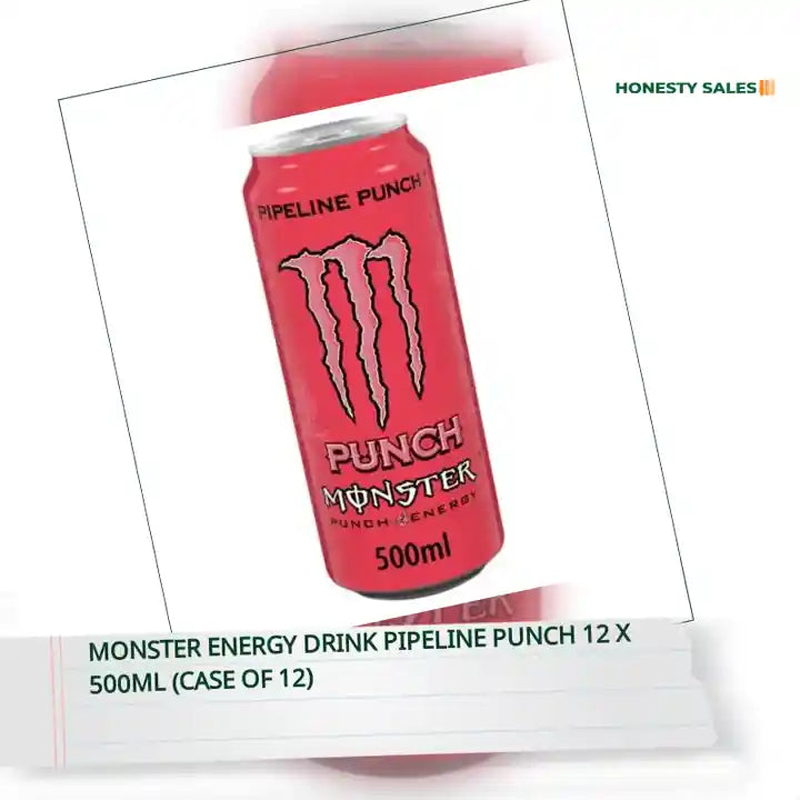 Monster Energy Drink Pipeline Punch 12 x 500ml (Case of 12) by@Outfy