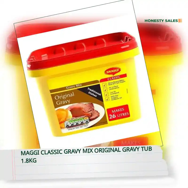 Maggi Classic Gravy Mix Original Gravy Tub 1.8kg by@Outfy