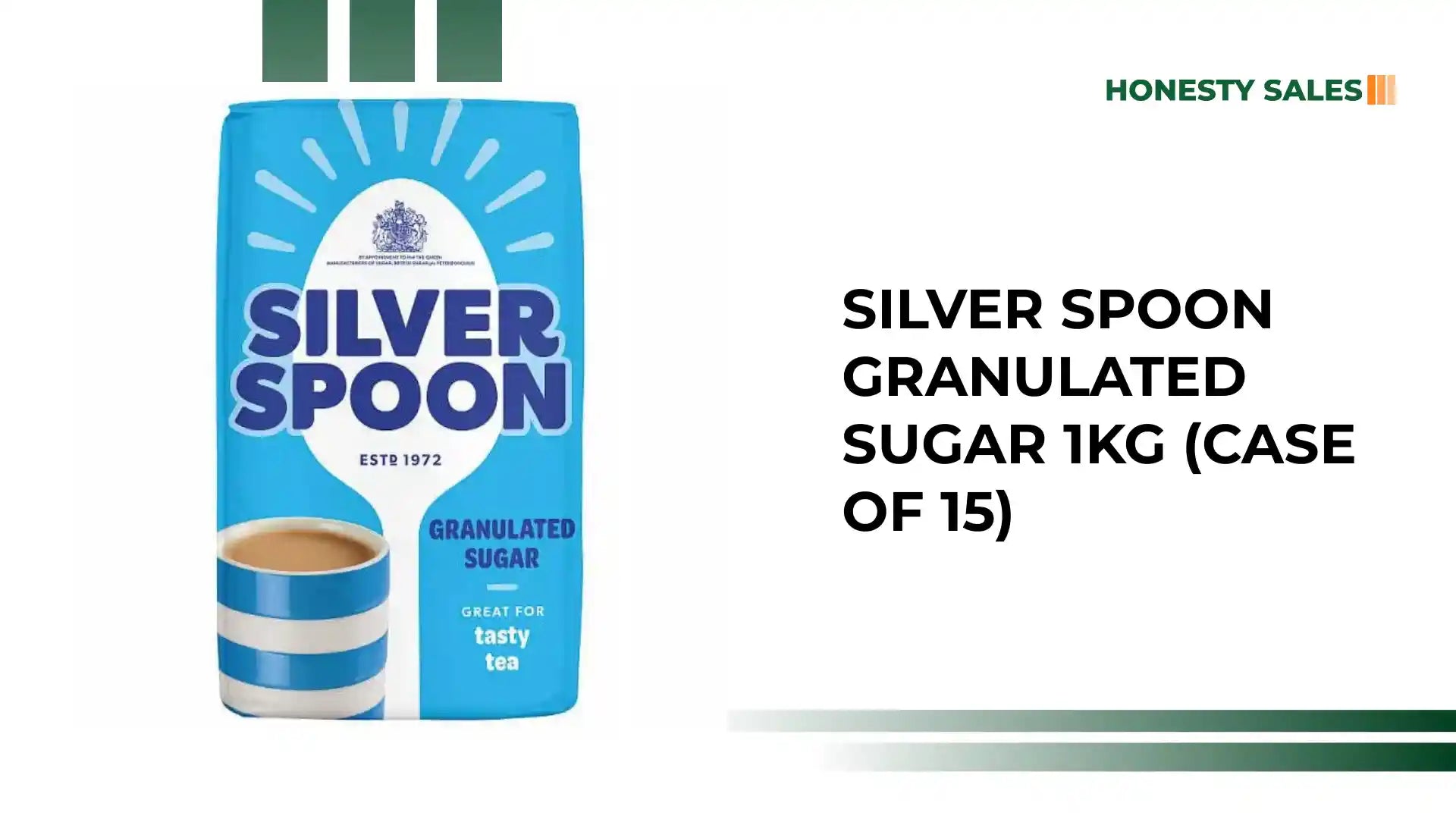 Silver Spoon Granulated Sugar 1kg (Case of 15) by@Outfy