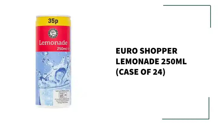 Euro Shopper Lemonade 250ml (Case of 24) by@Outfy