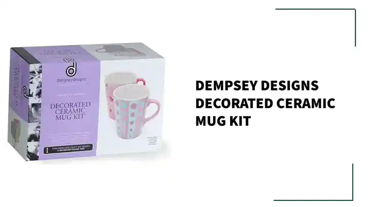 Dempsey Designs Decorated Ceramic Mug Kit by@Outfy