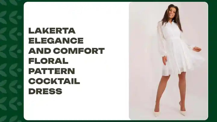 Lakerta elegance and comfort floral pattern cocktail dress by@Outfy